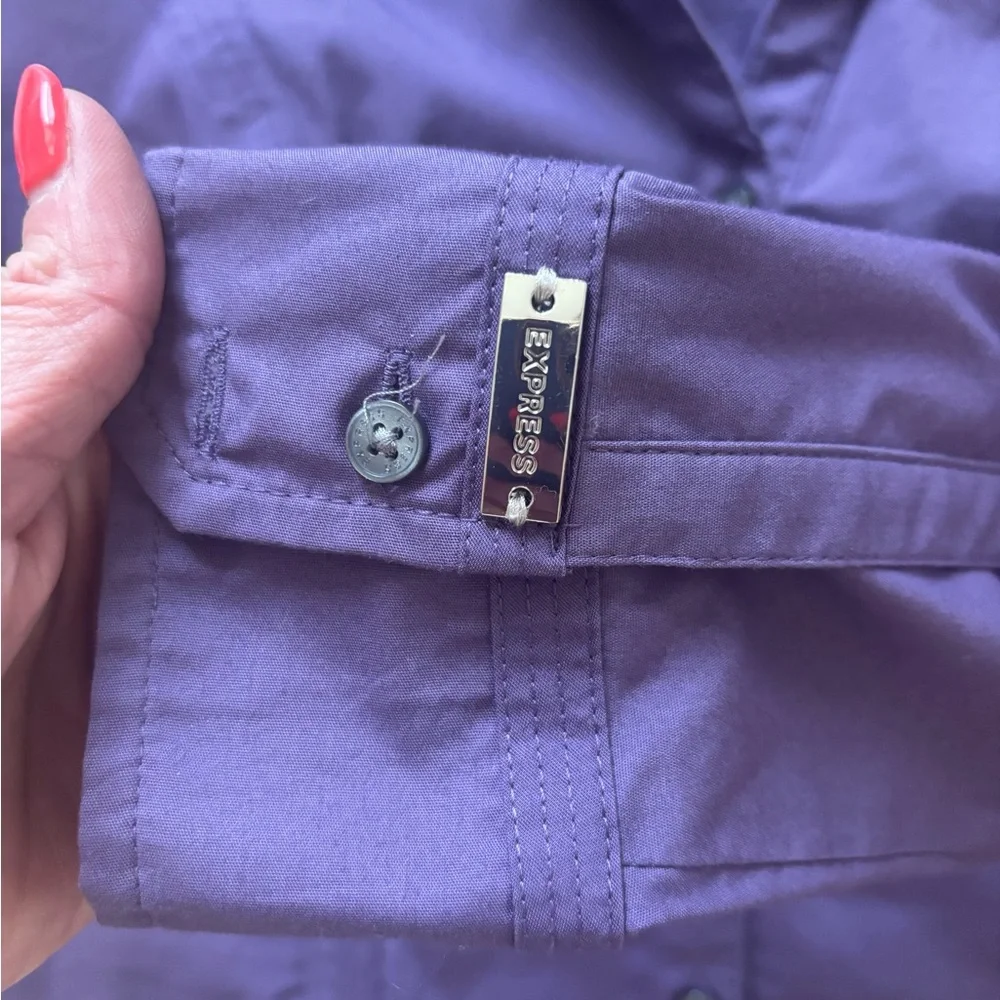 Express Women’s Button Down Collared Shirts - set of 4 - Picture 6 of 9